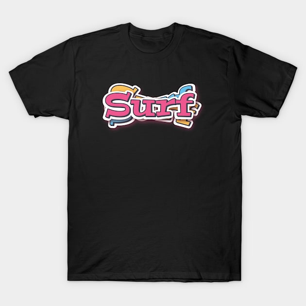 Surf T-Shirt by ProjectX23